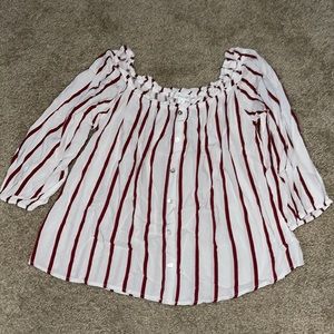 Off the shoulders blouse